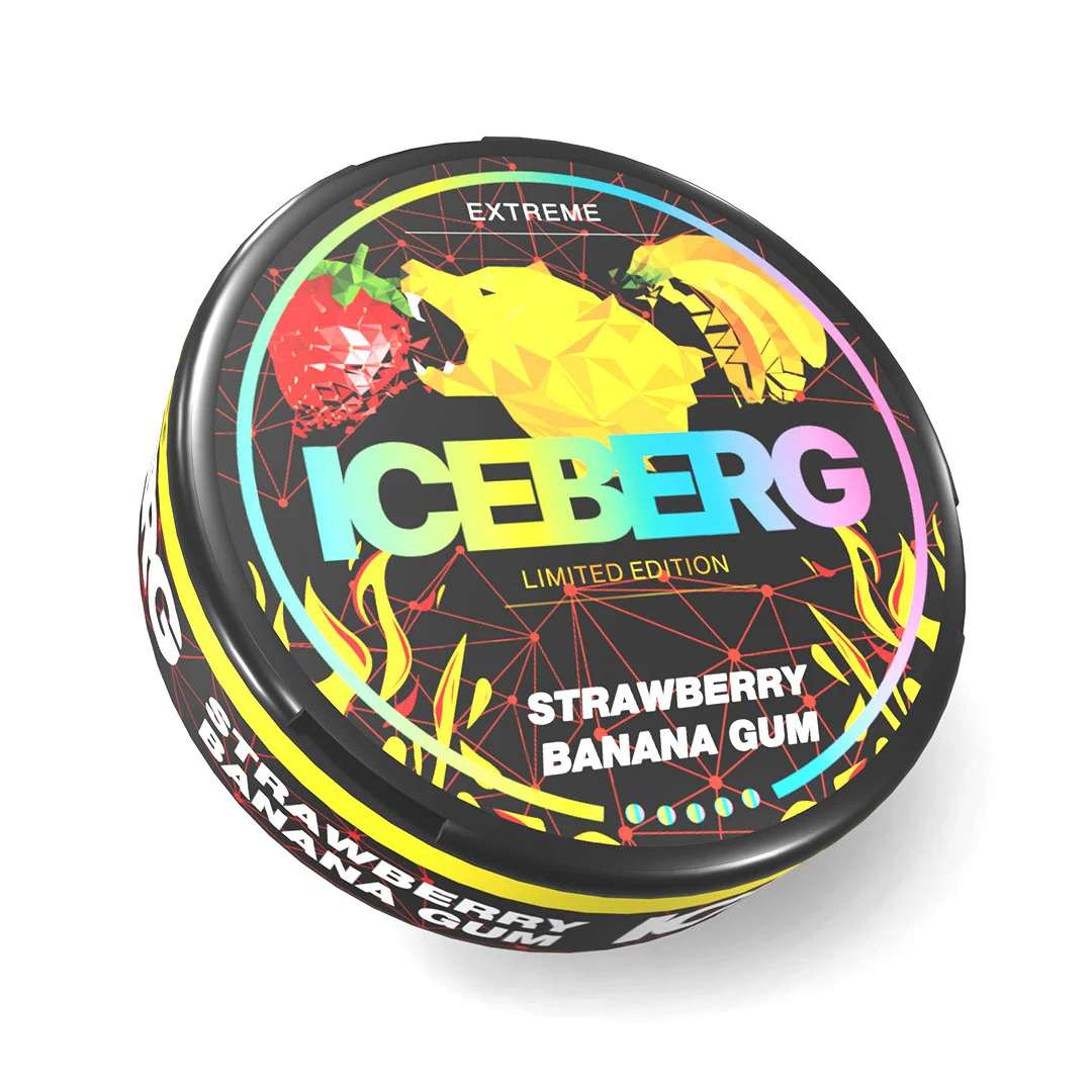 ICEBERG - STRAWBERRY BANANA GUM - Ecotinas